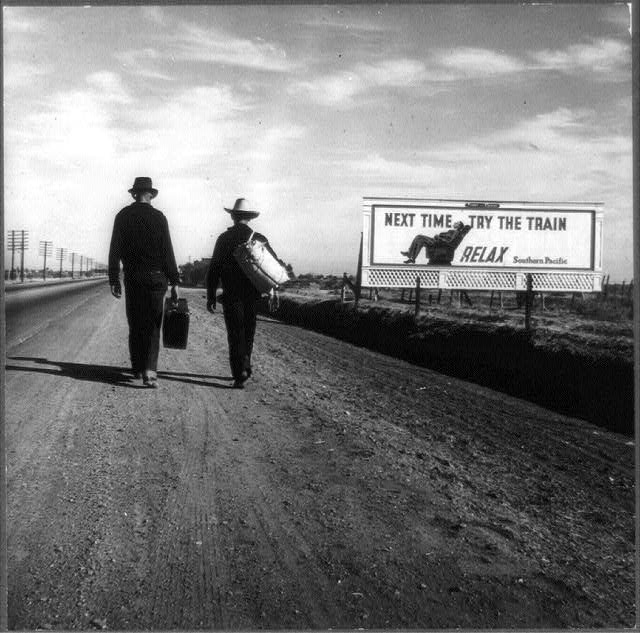 Dorothea Lange, Verso Los Angeles, California marzo 1937