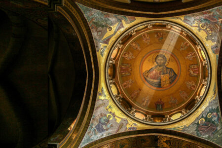 Cristo Pantocratore nella Basilica del Santo Sepolcro a Gerusalemme-01